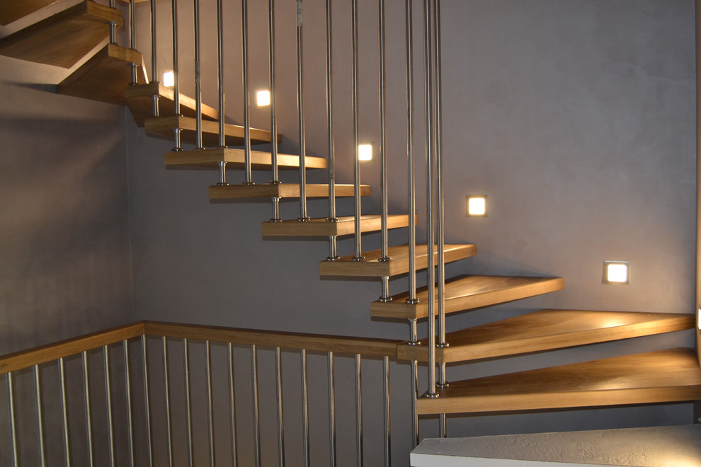 Лестница из дуба Лесная поляна