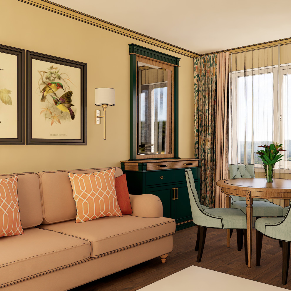 Обложка проекта: Гостиная "Райский сад"