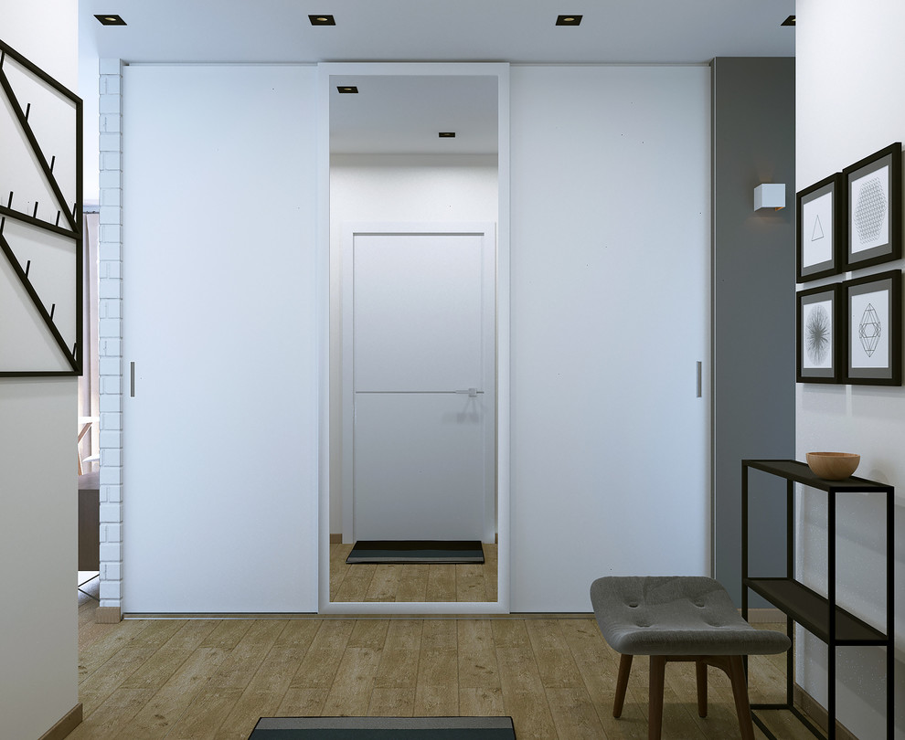 Квартира в современном стиле с акцентами скандинавского.