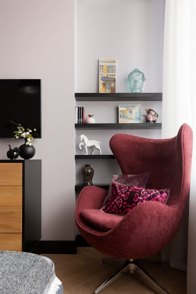 Публикация ElleDecoration.ru Квартира 48 м² в сочной цветовой гамме в Москве