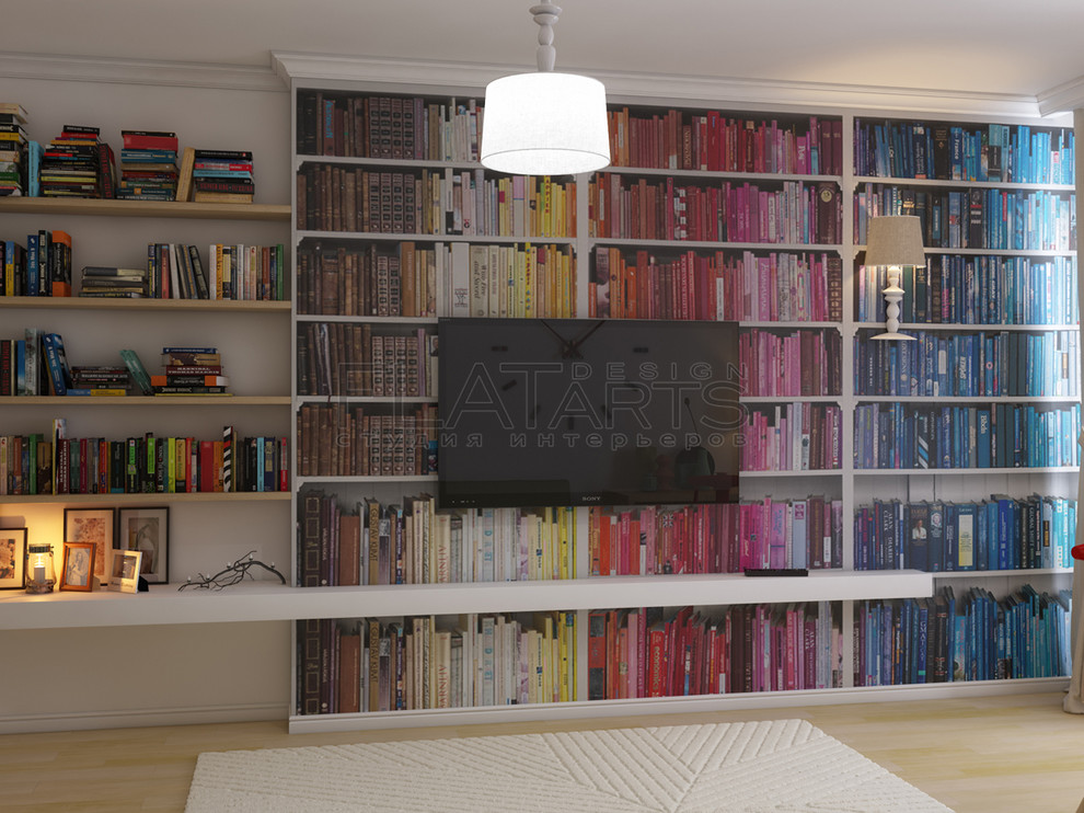 Дизайн 4х-квартиры 115кв.м.  в стиле фьюжн