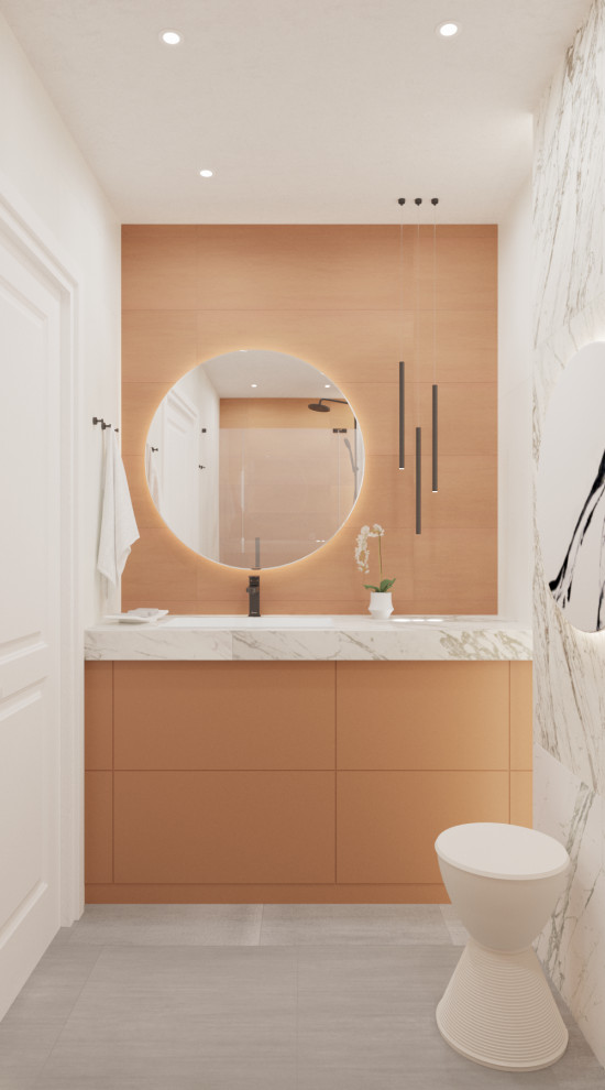 Дизайн душевой комнаты и санузла для квартиры в г. Казань