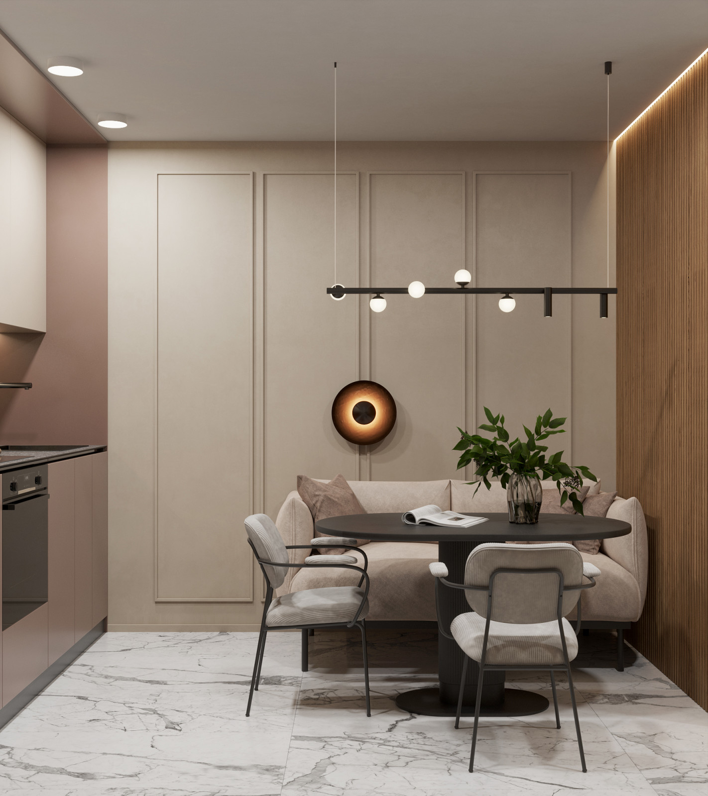 Мини двушка 43 м кв. со спальней на балконе