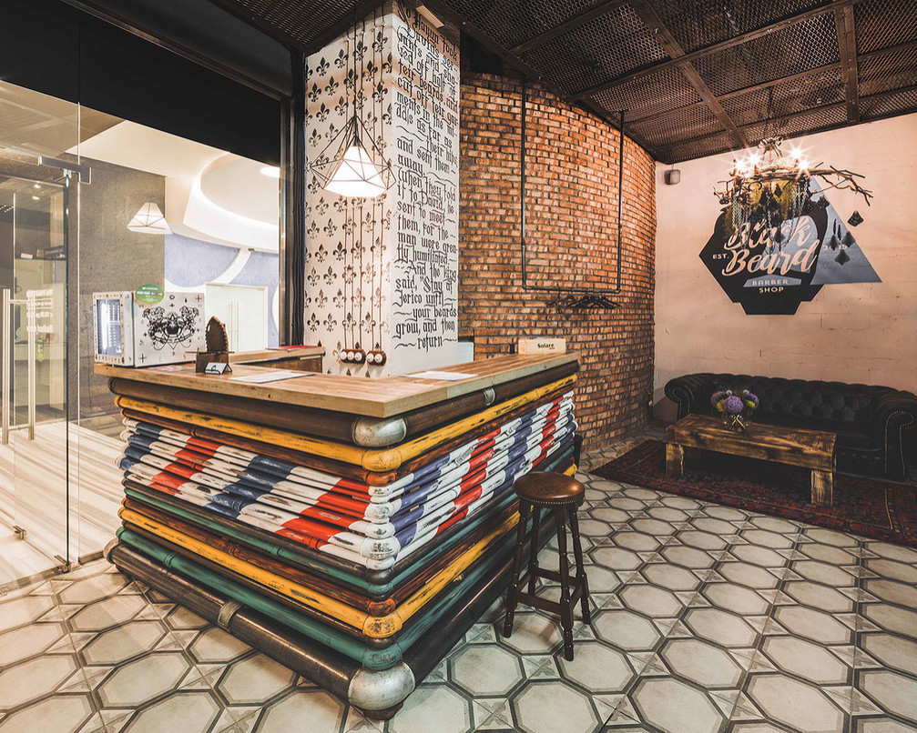 Дизайн барбершопа «Blackbeаrd»