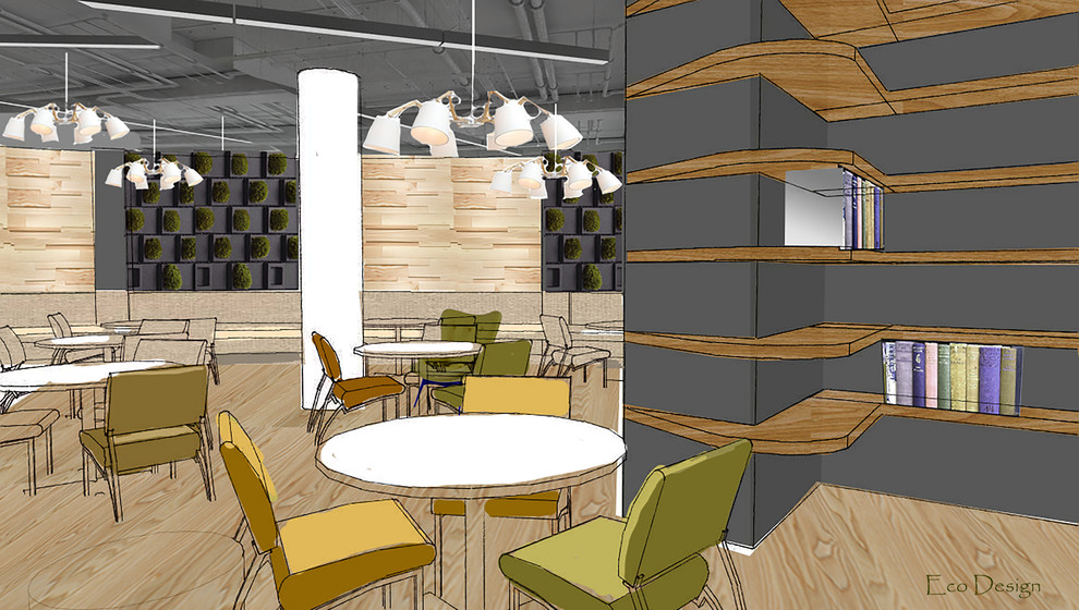 Обложка проекта: Пространство  в экостиле