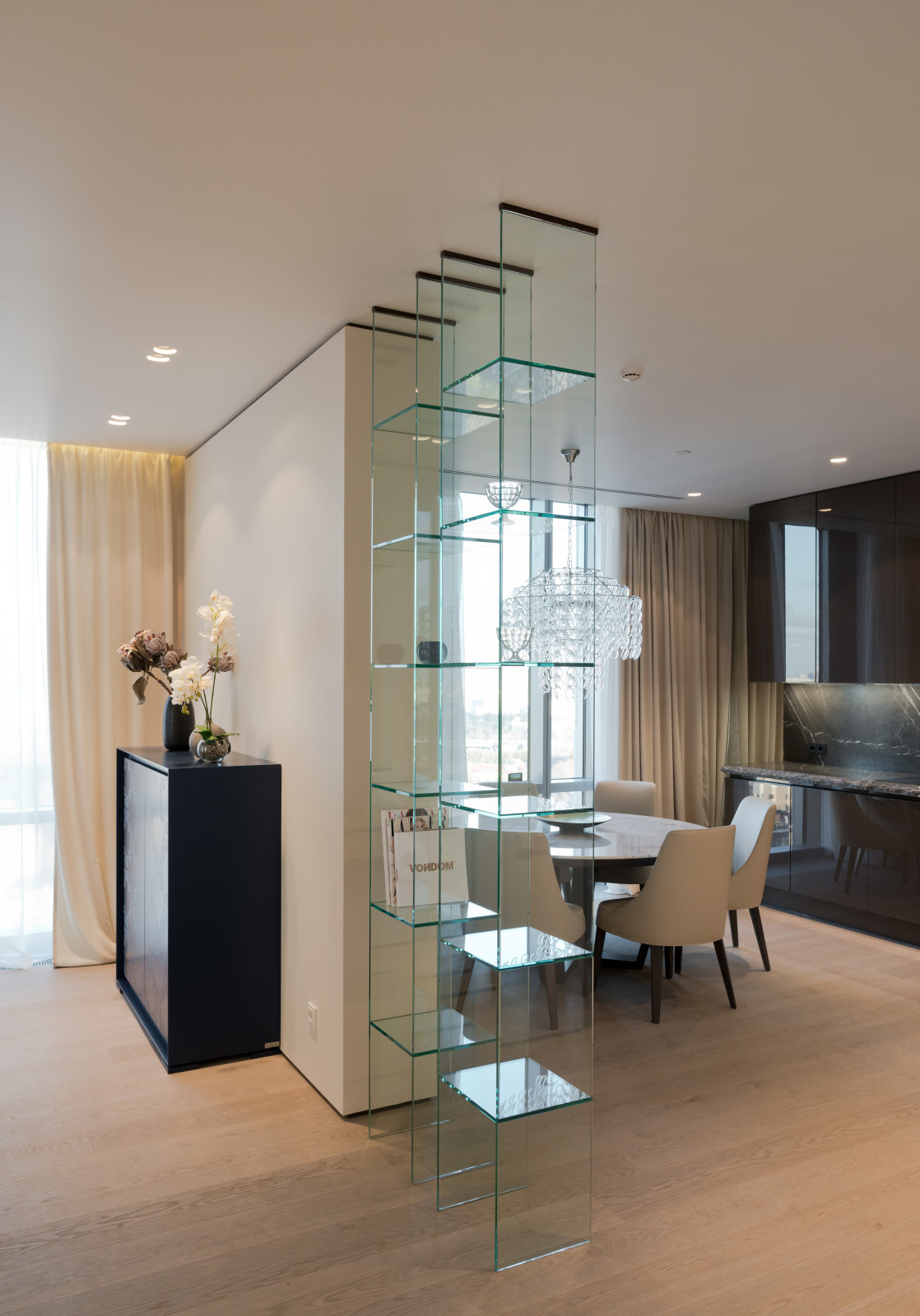 ИНТЕРЬЕР КВАРТИРЫ НА МОСФИЛЬМОВСКОЙ