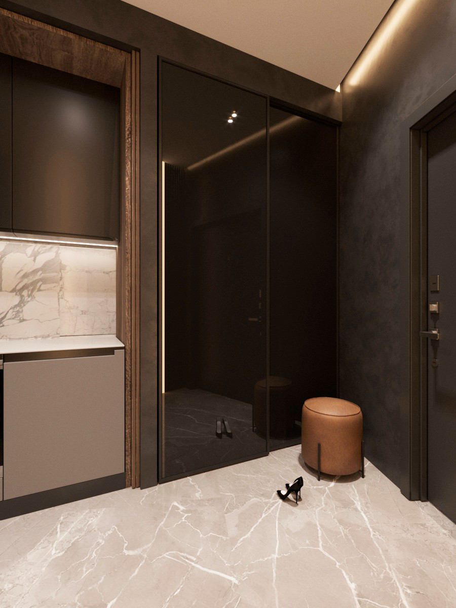 Moscow city. Federation Tower. Sexy room.