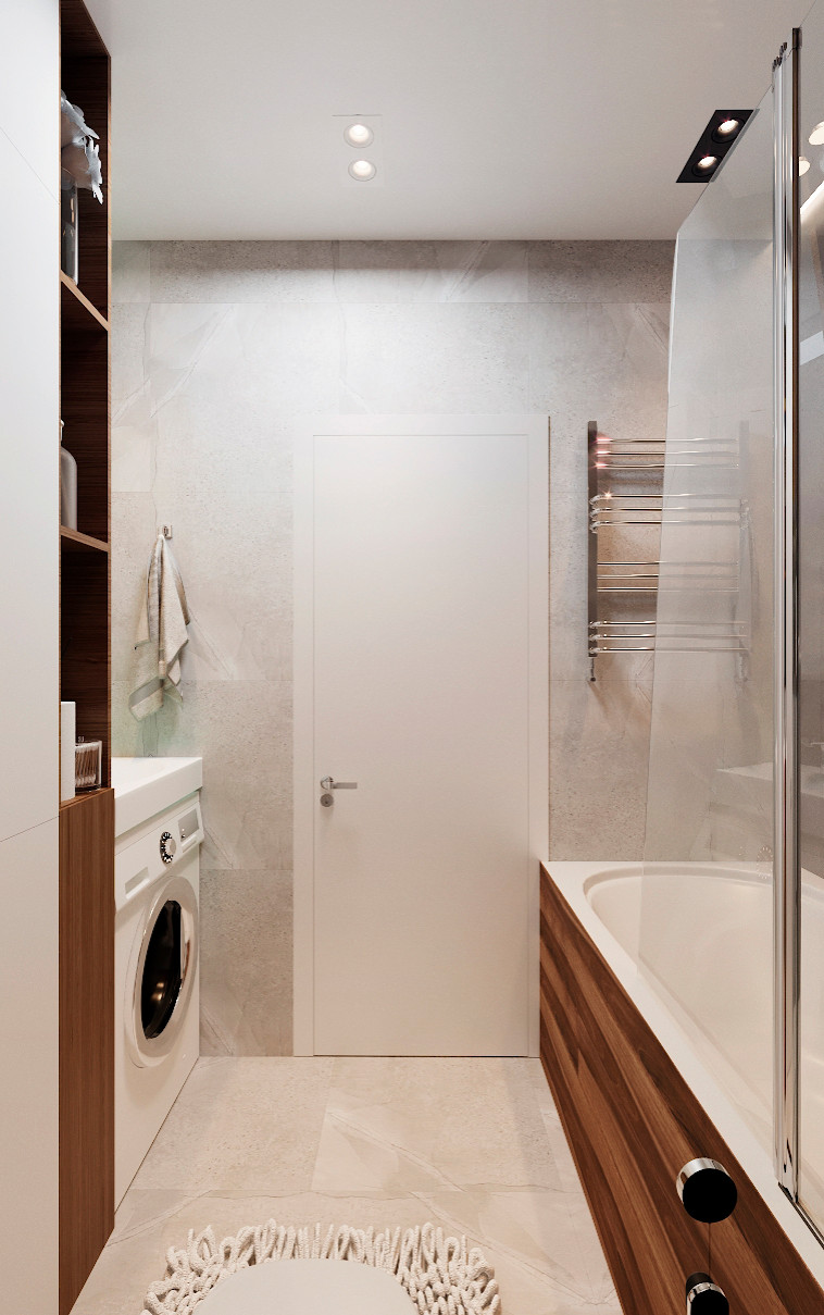 ЖК Солнечный (дизайн проект 3-х комнатной квартиры)