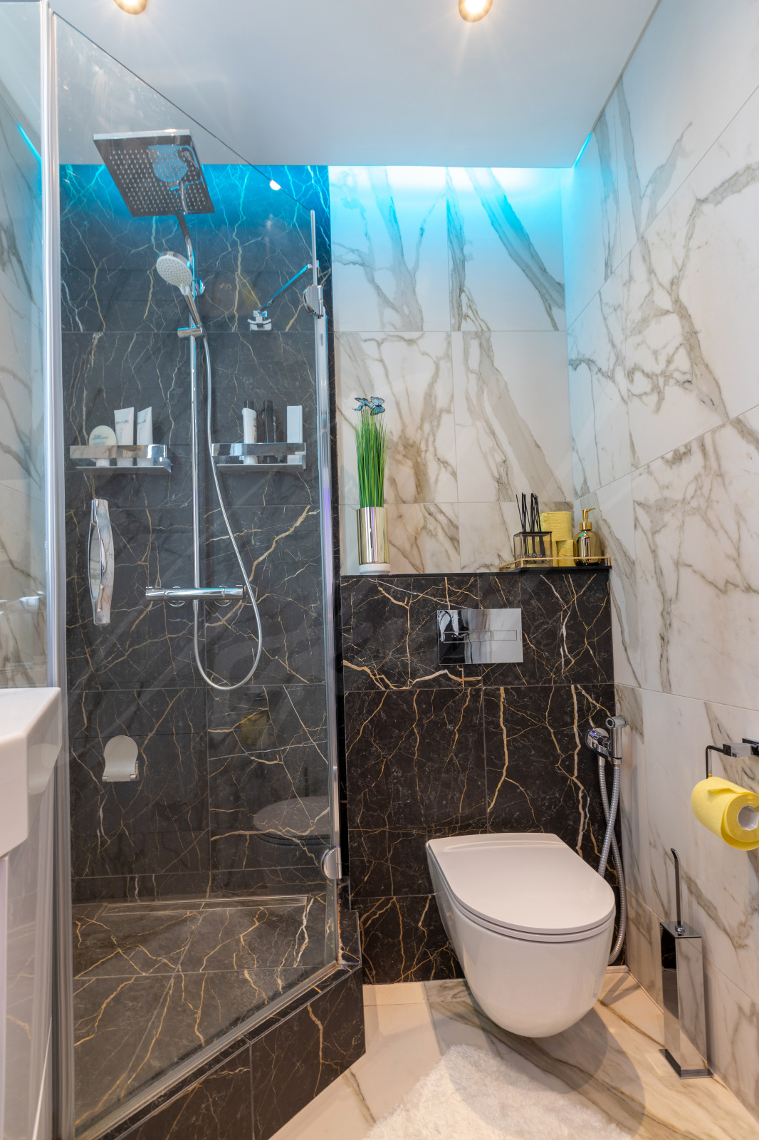 Apartment 79 (bath) interior design by Arkadii Olshevskyi