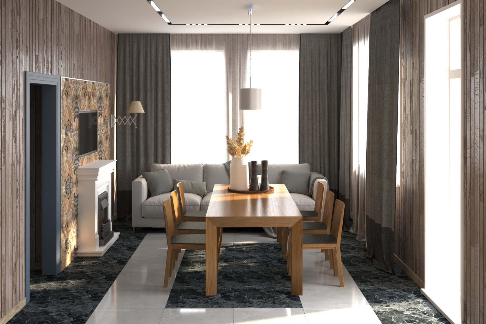 Интерьер деревянного дома, Нижегородская область