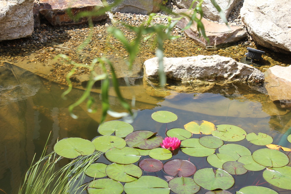 Небольшой сад в природном стиле