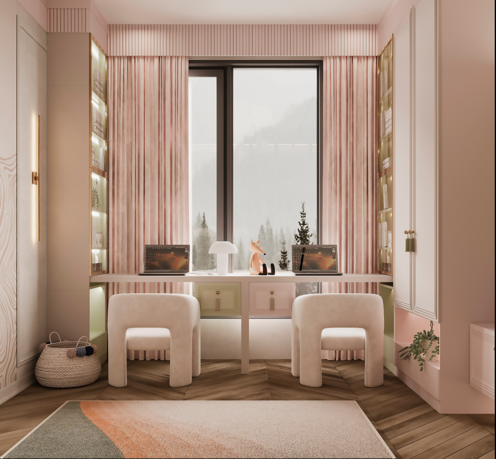 Дом для семьи с двумя детьми