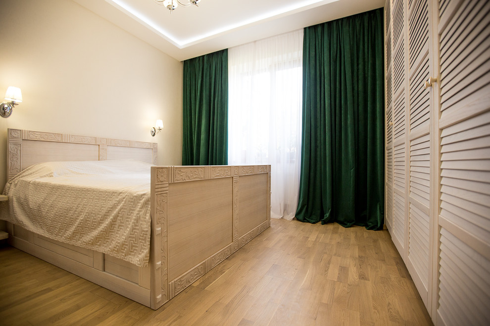 Интерьер загородного дома с греческими мотивами. Реализация