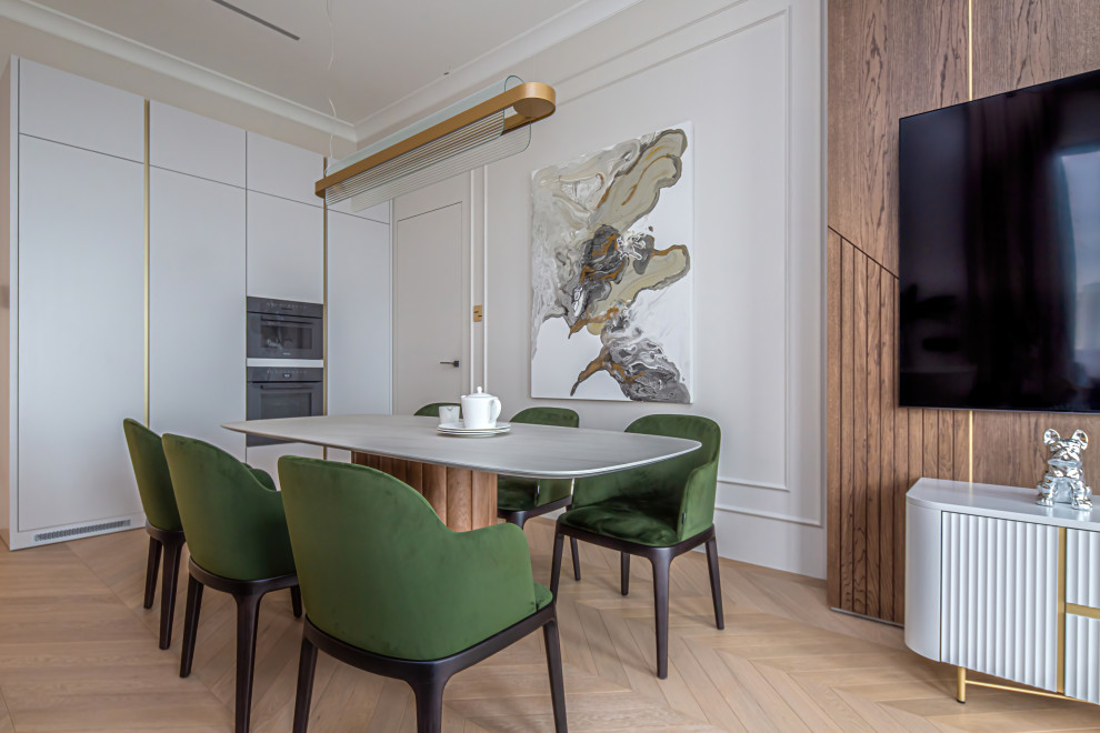 Реализованный проект квартиры в Неоклассике ЖК Eleven