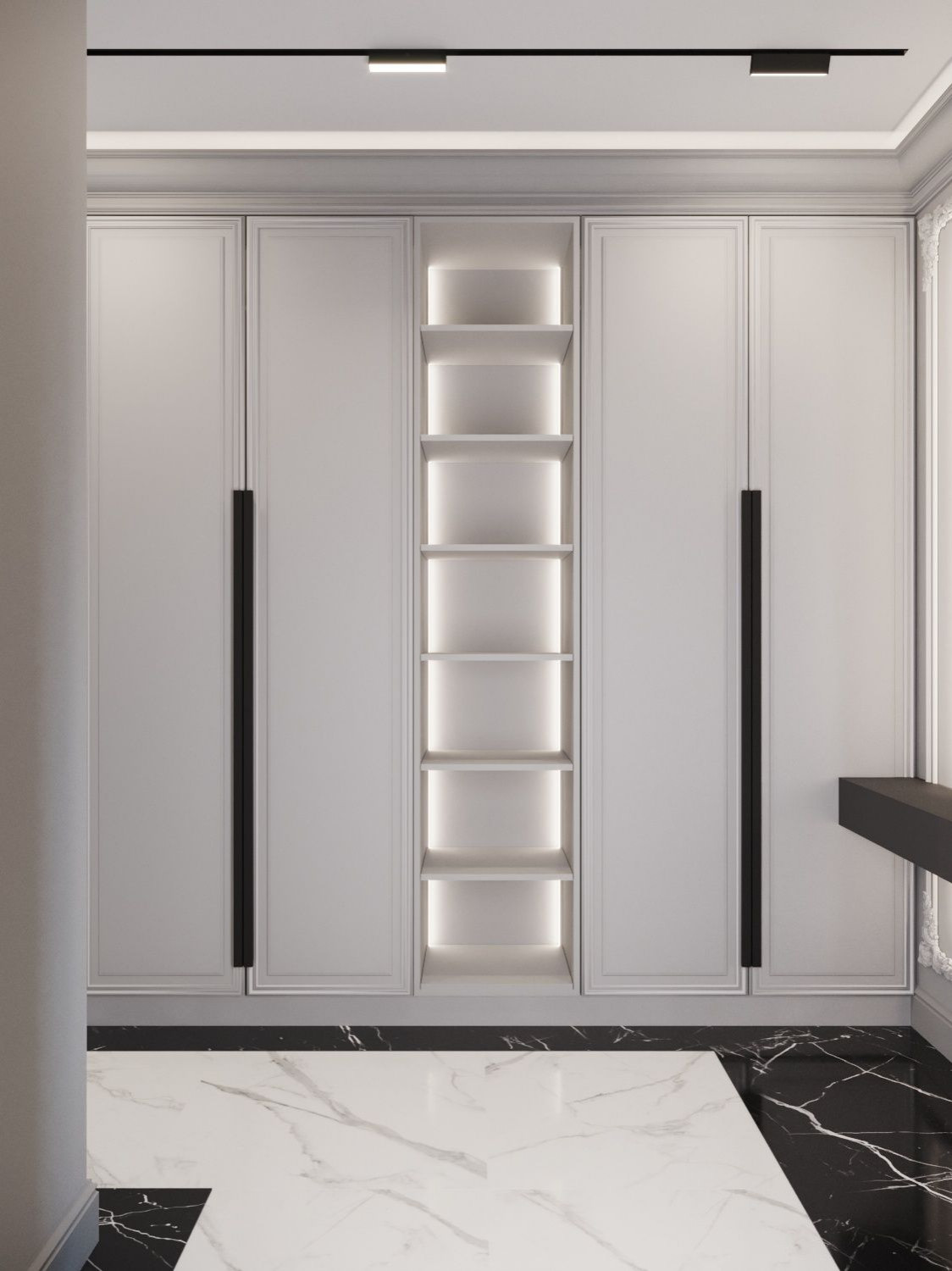 Частный дом // 1 этаж // Дизайн студия Льва Терехова