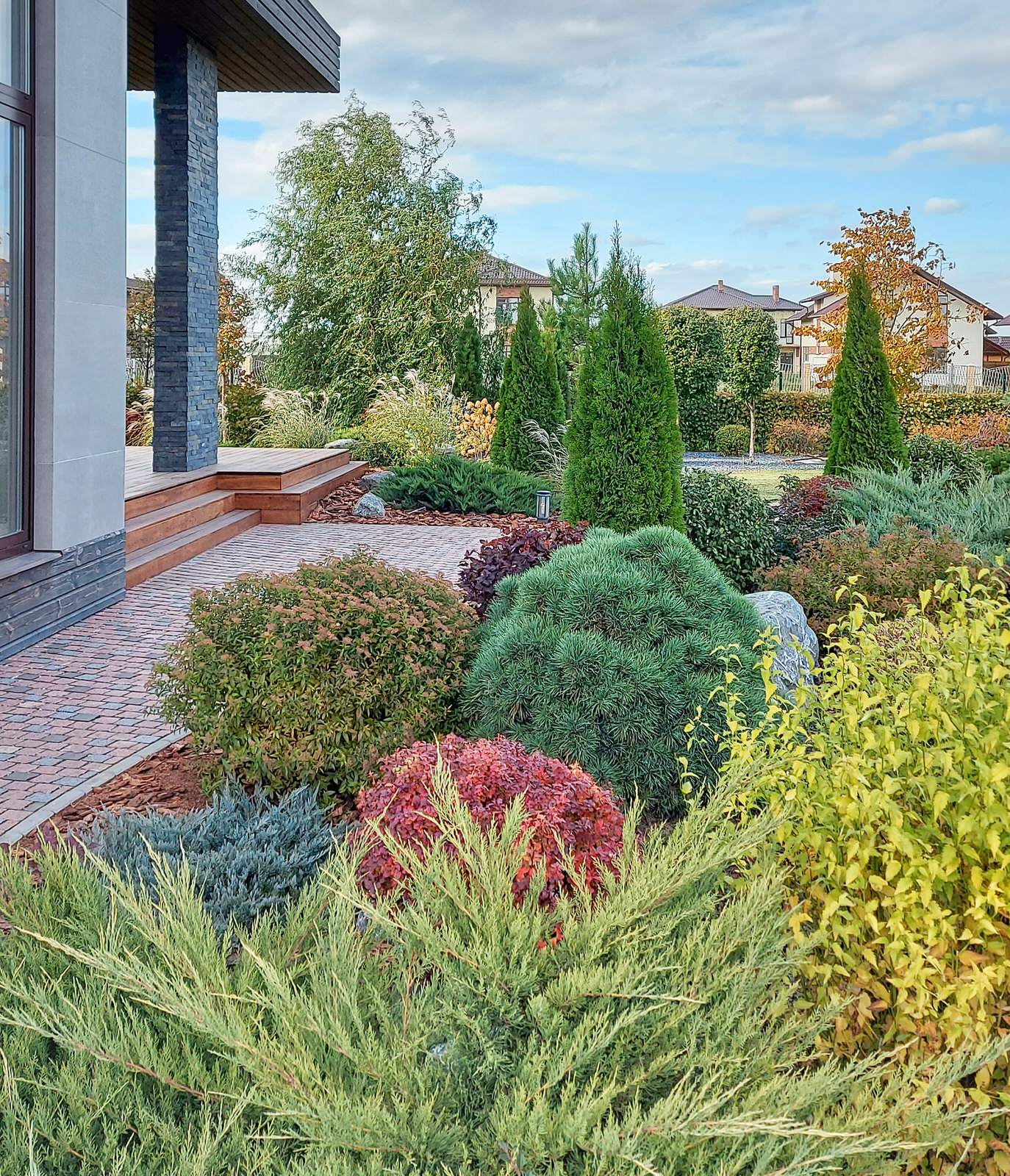 Ландшафтный дизайн-проект участка в пейзажном стиле.