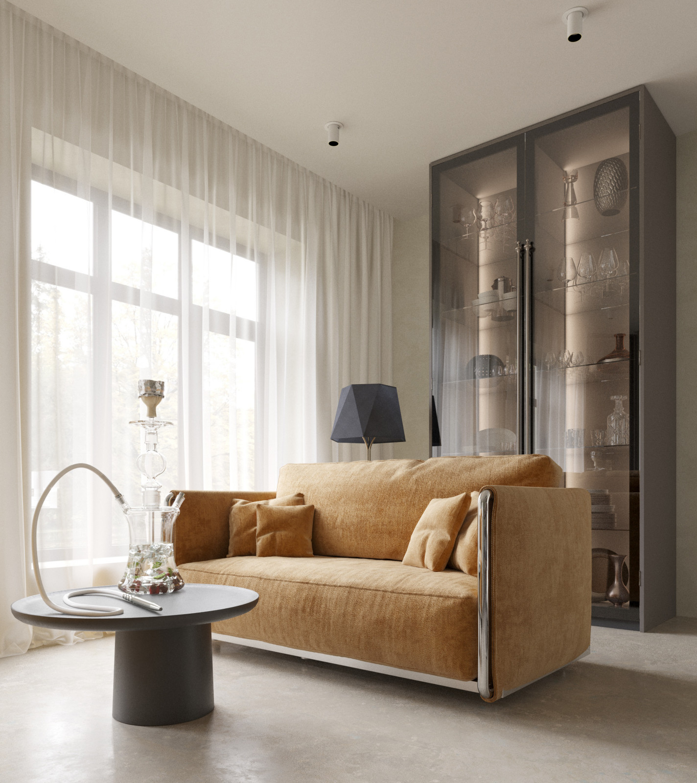 PRIVATE INTERIOR. HOUSE IN ODINTSOVO
