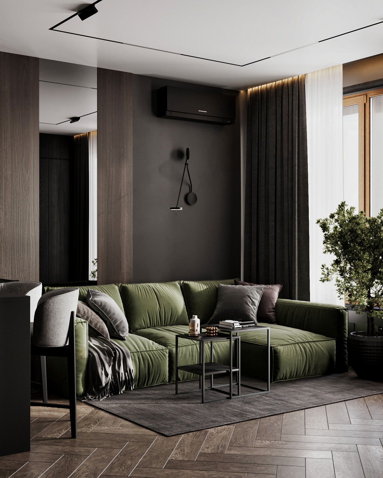 Дизайн квартиры в современном стиле г. Новосибирск. 2025г