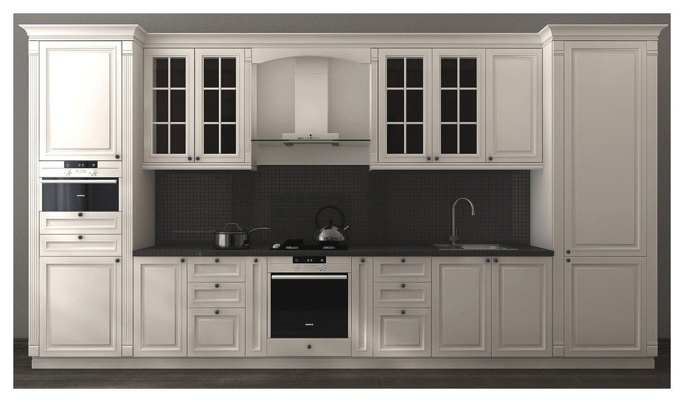 Кухни с фрезерованными фасадами