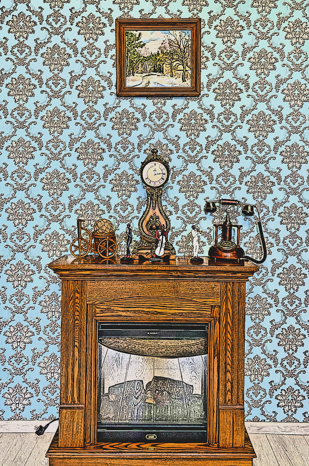 Эскиз музыкальной комнаты