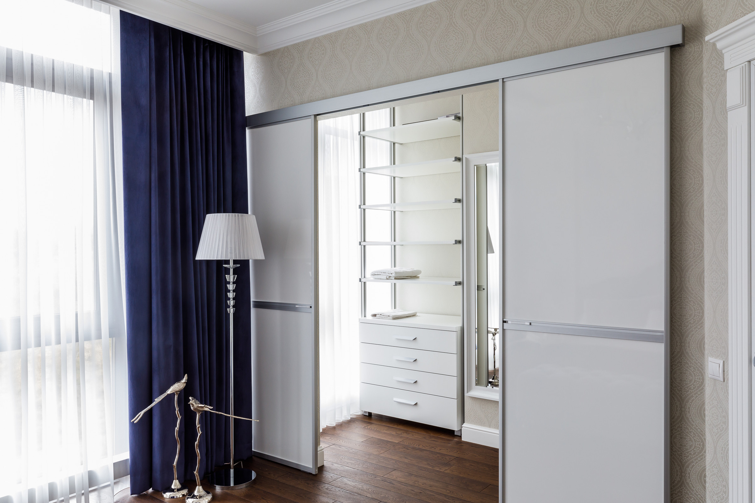 Интерьер спальни в стиле эклектика