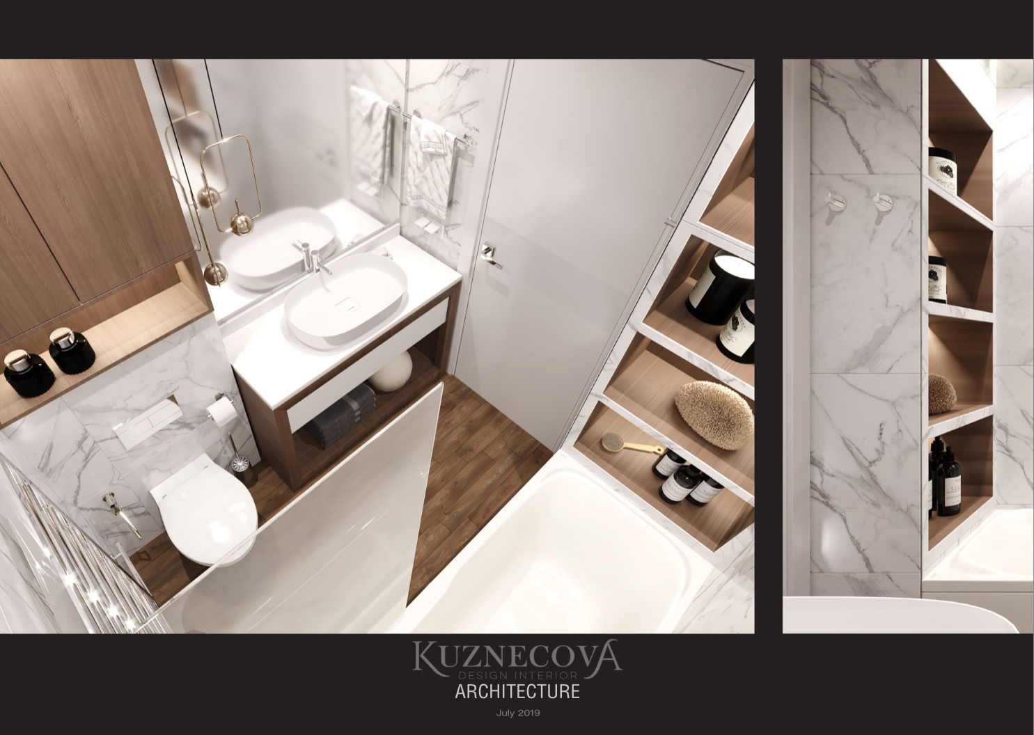 Дизайн проект квартиры 60 кв.м.