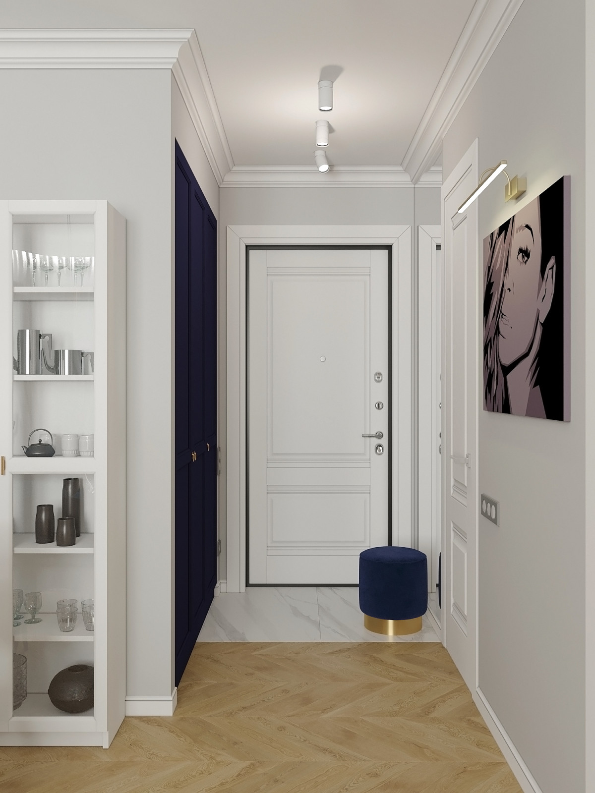 квартира для семьи 68 кв.м. с иделальной планировкой