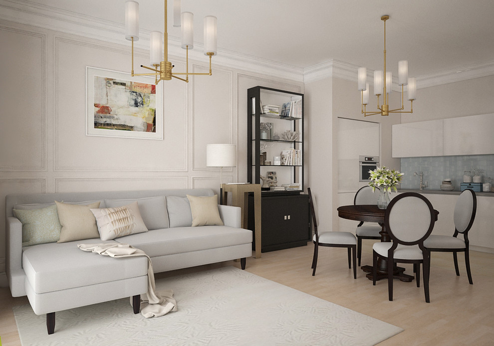 «Оттенки современной классики» / 45 м2