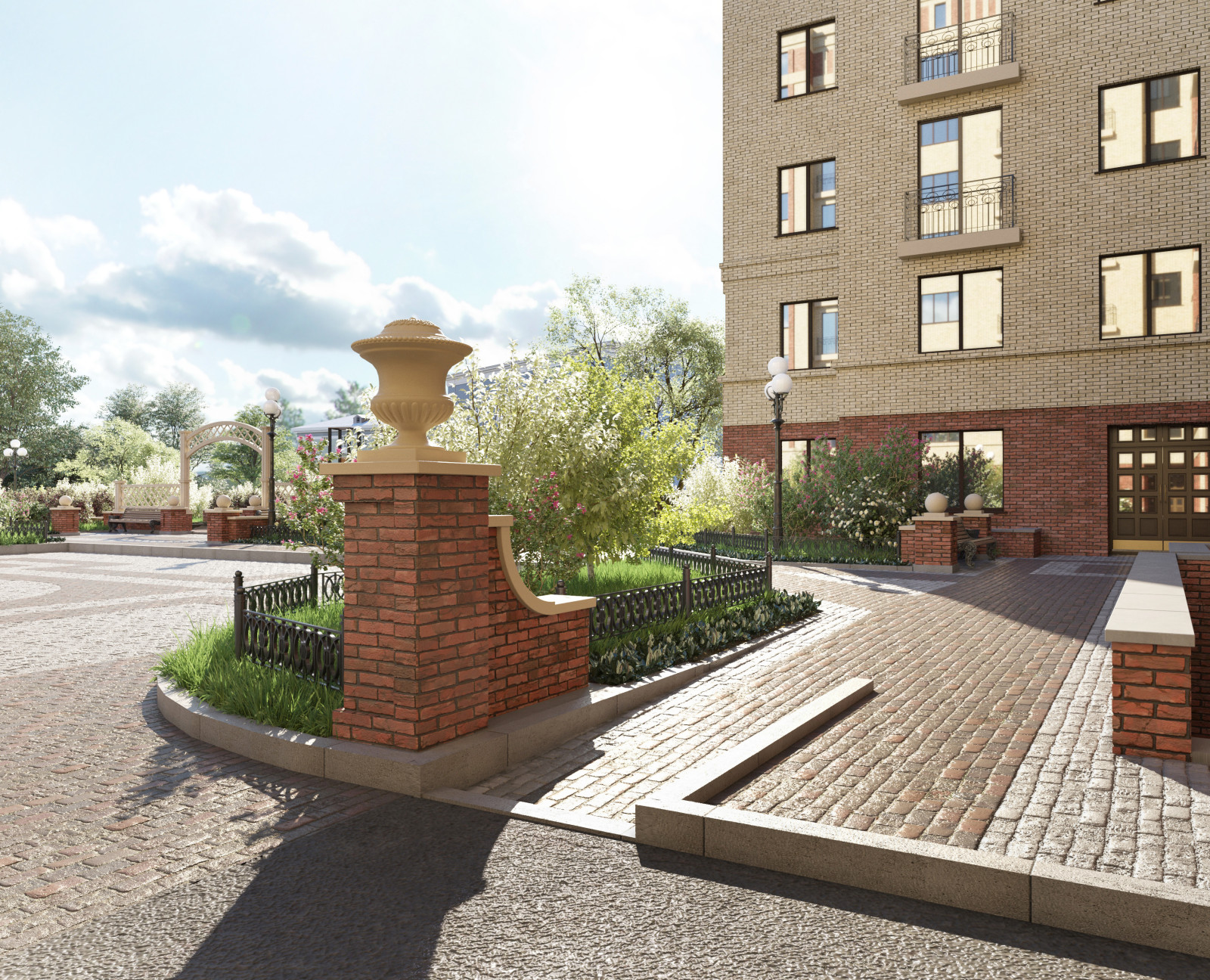 Благоустройство, ЖК "БУЛГАКОВ", СК "СТРИЖИ",Новосибирск