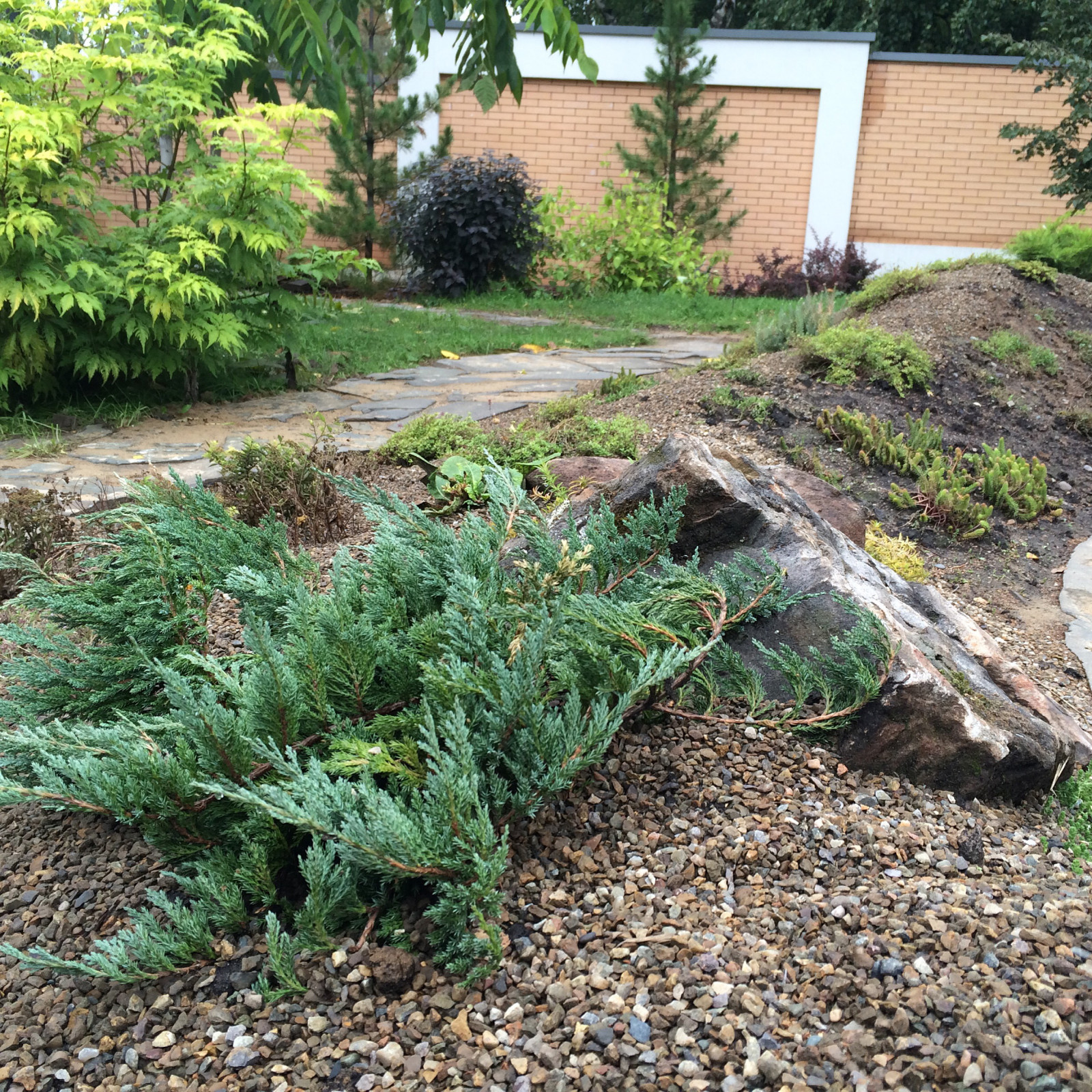 Сад с водоемом