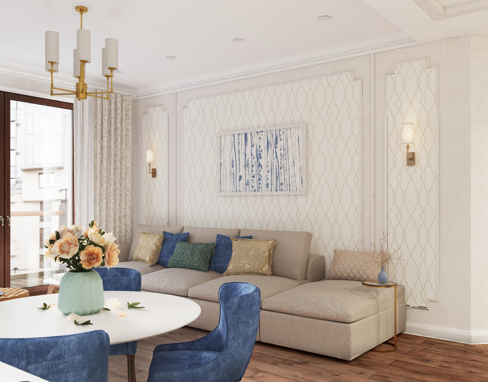 Уютная квартира в светлых тонах