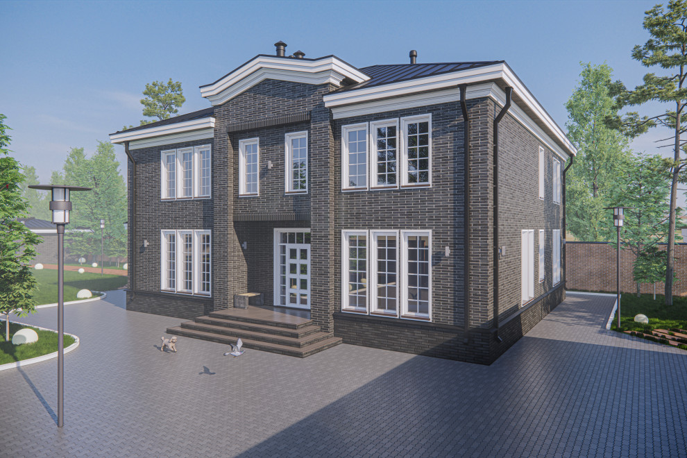 Жилой дом с гаражным комплексом