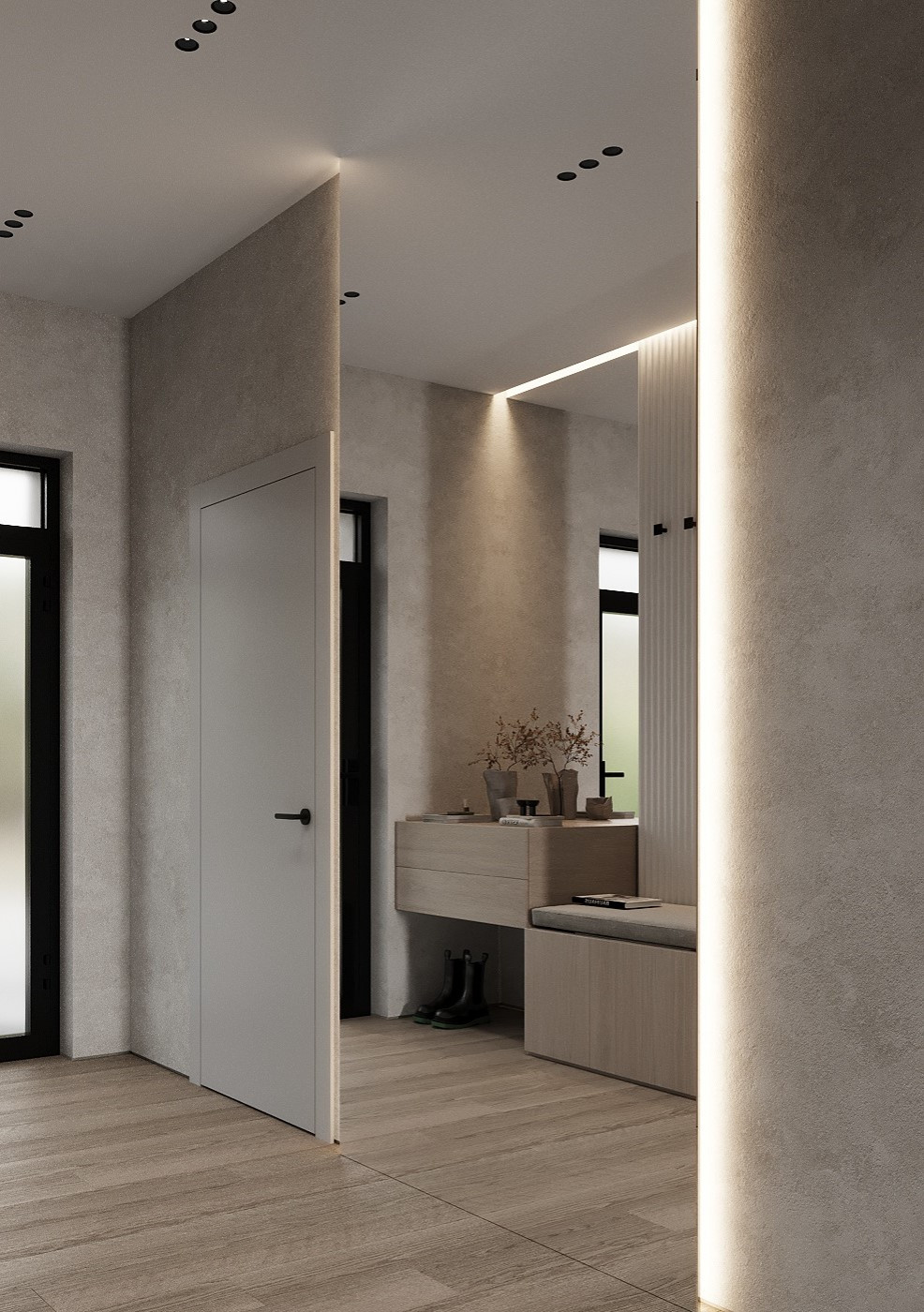 Проект интерьера для загородного дома в коттеджном поселке "Петровские озера"