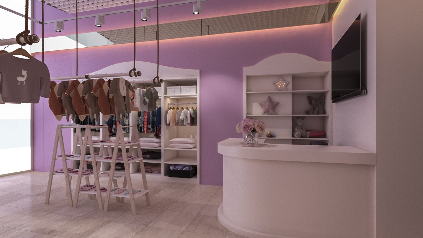 Shop_005_визуализация интерьера магазина в "ТРЦ МЕГАМАГ"
