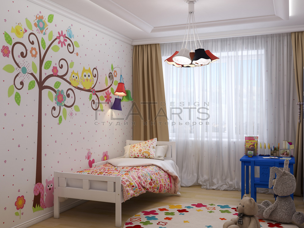 Дизайн 4х-квартиры 115кв.м.  в стиле фьюжн