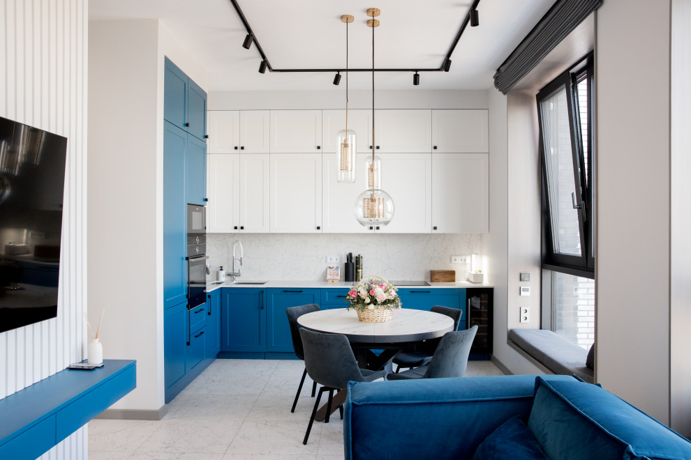 Небесно синий в ЖК Новочеремушкинская 17