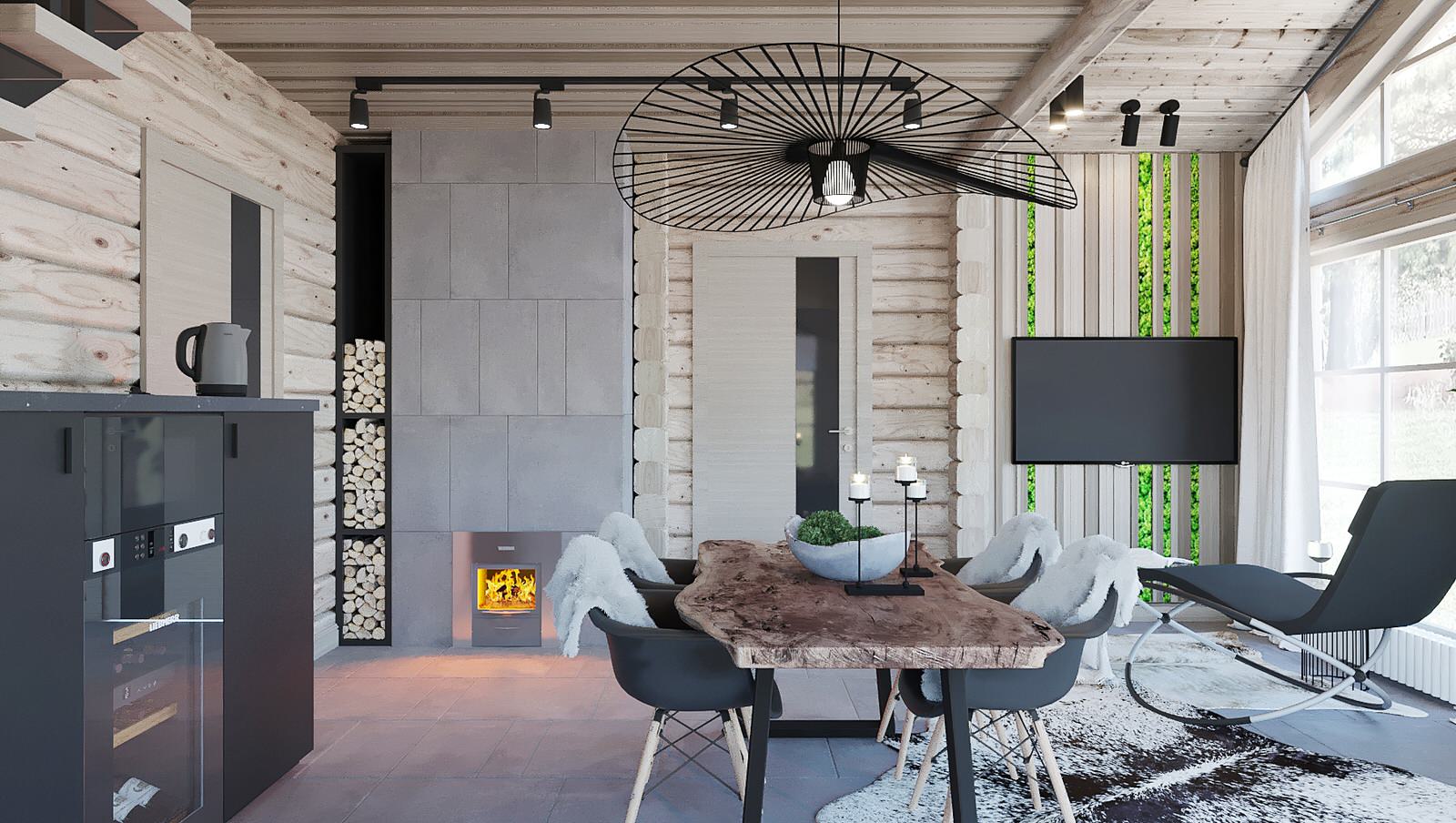 Гостиная-кухня