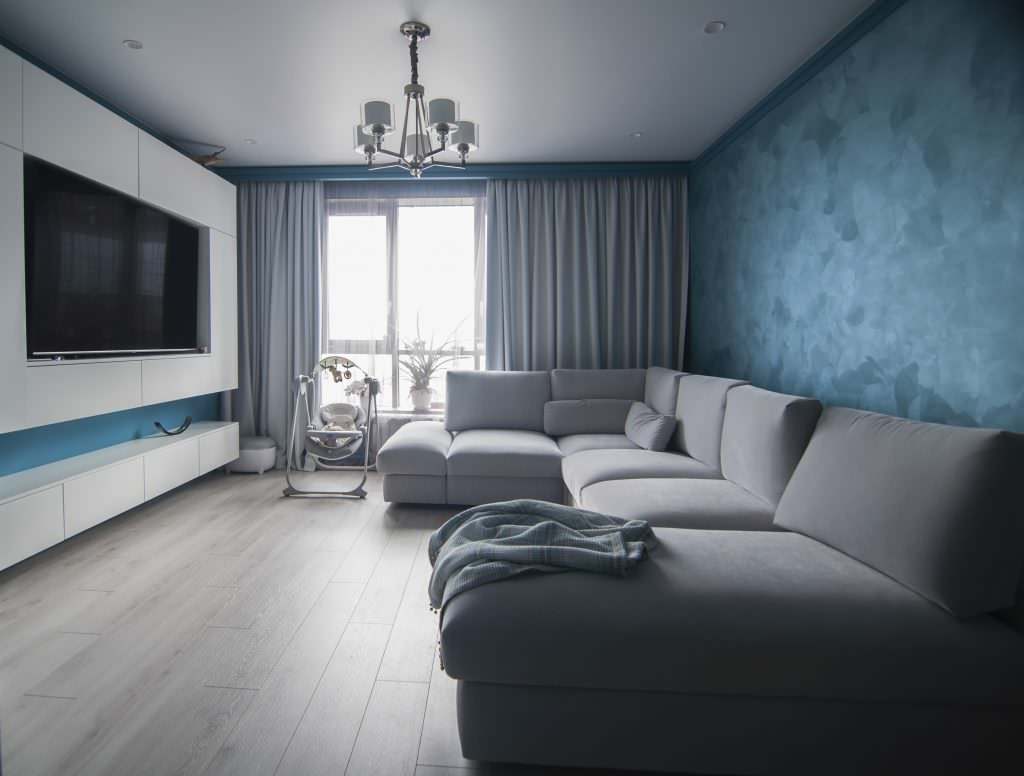 Обложка проекта: Трёхкомнатная квартира в ЖК "Дыхание" г. Москва