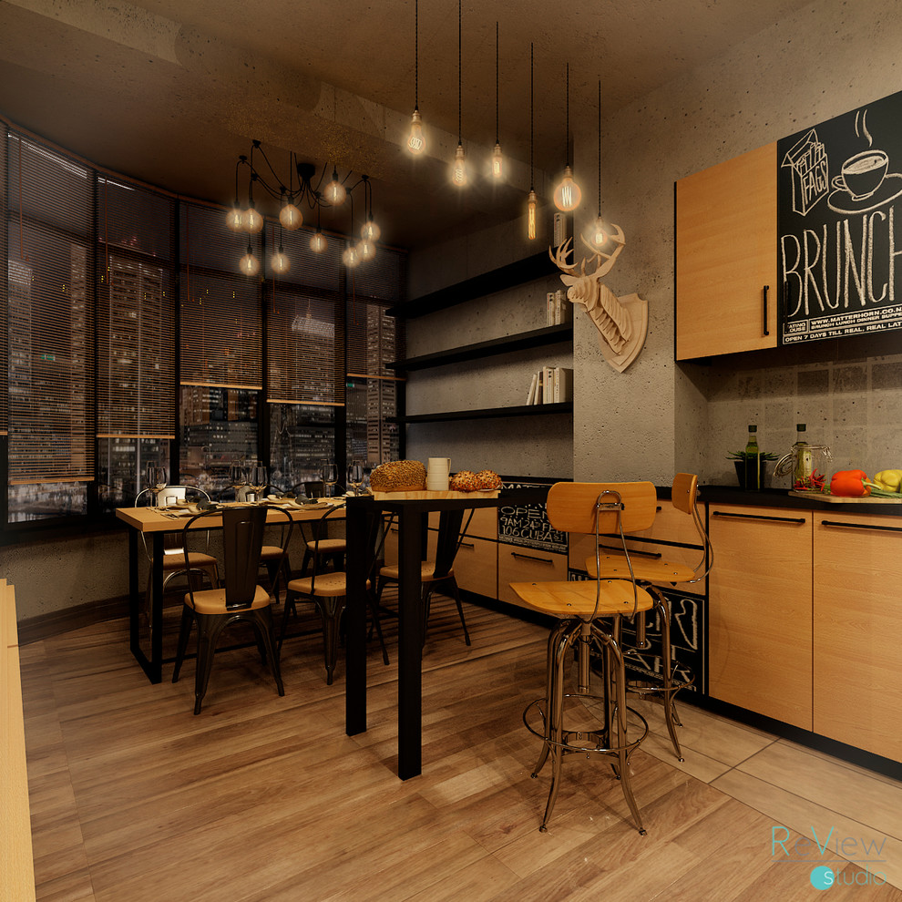 Кухня трехкомнатной квартиры в г. Ессентуки