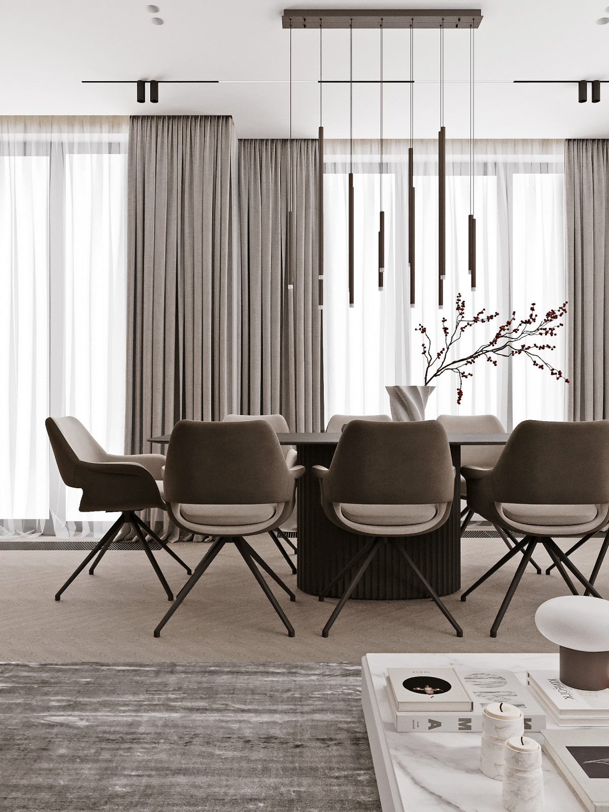 Интерьер в ЖК "Западный порт"