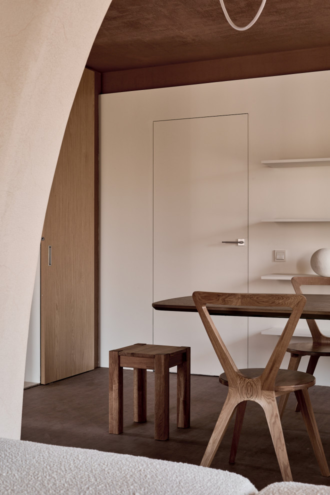 Обнимающая гостиная-столовая