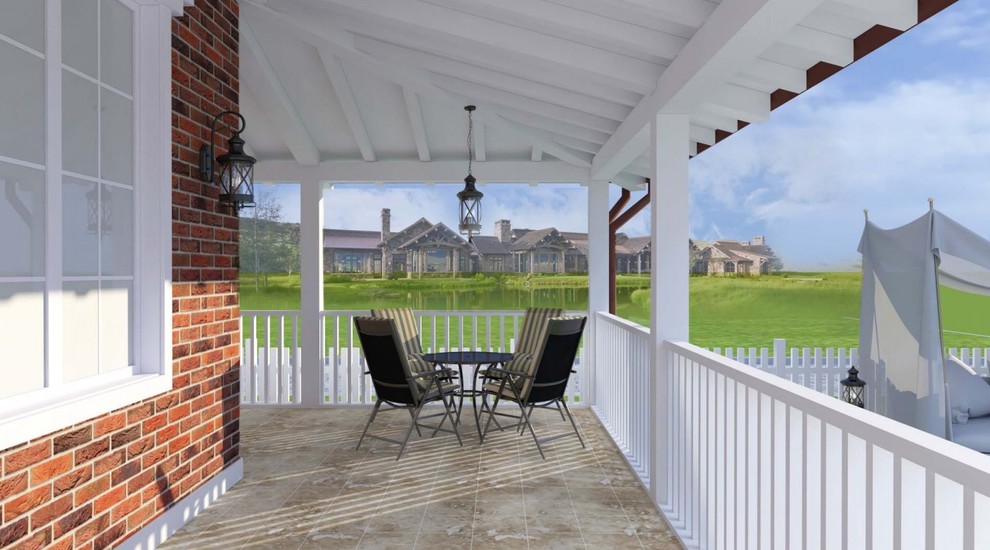 Таунхаус 190 кв.м, Пристройка веранды 70 кв.м