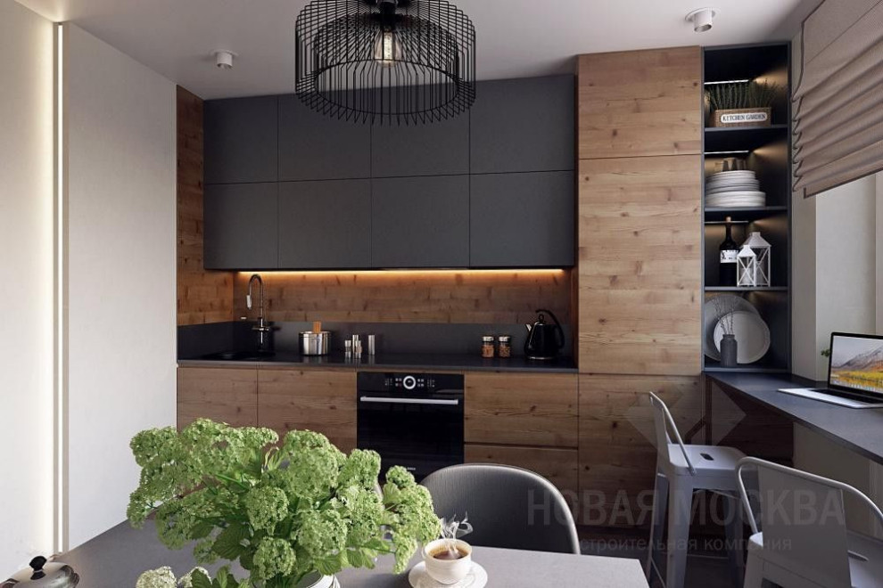 Дизайн-проект двухкомнатной квартиры 58 кв.м в ЖК «Лучи»