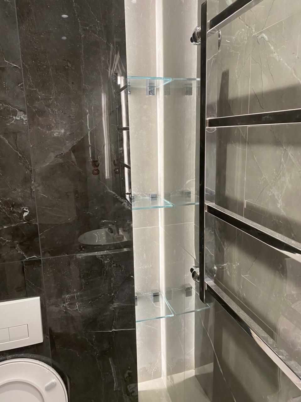 Стеклянные полки