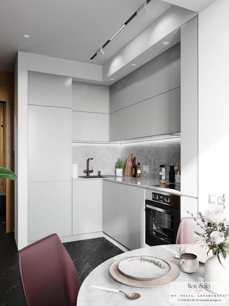 Дизайн квартиры для адвоката 54 м2, ул. Люсиновская, г. Москва