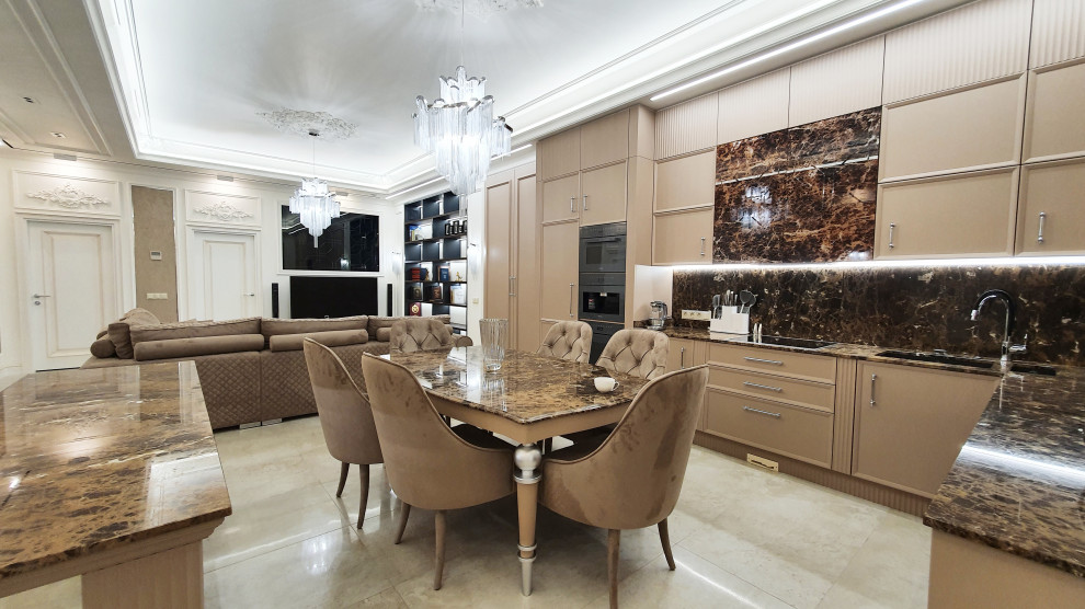 Кухня и столовая зона