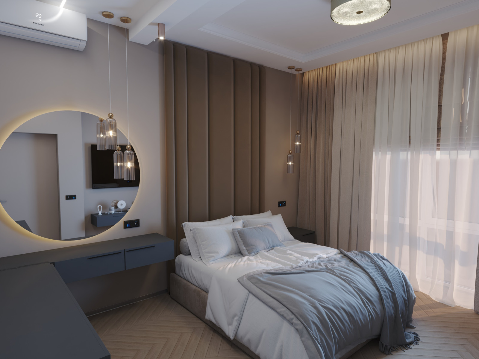 Обложка проекта: Дизайн проект спальни