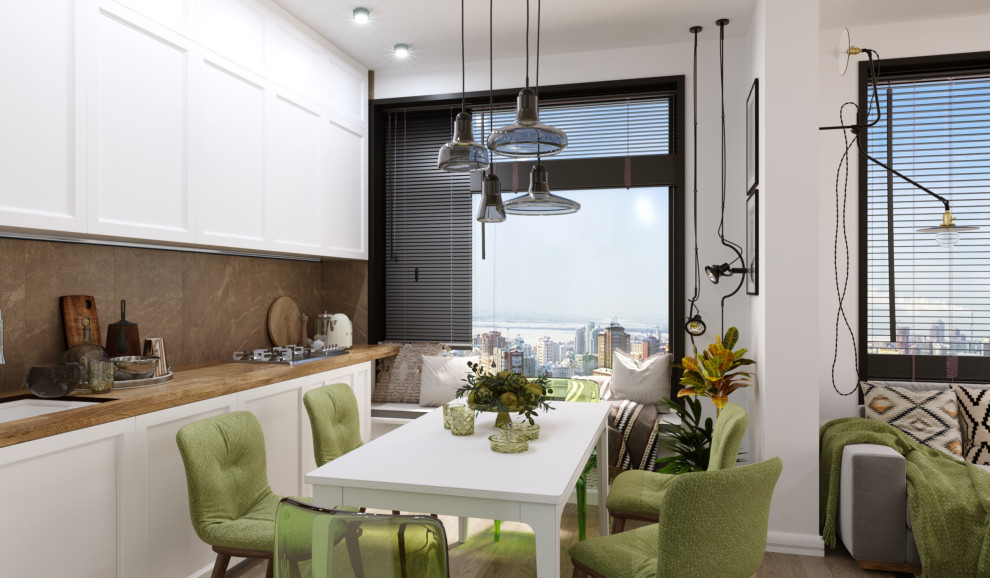 Современный интерьер в светлых тонах