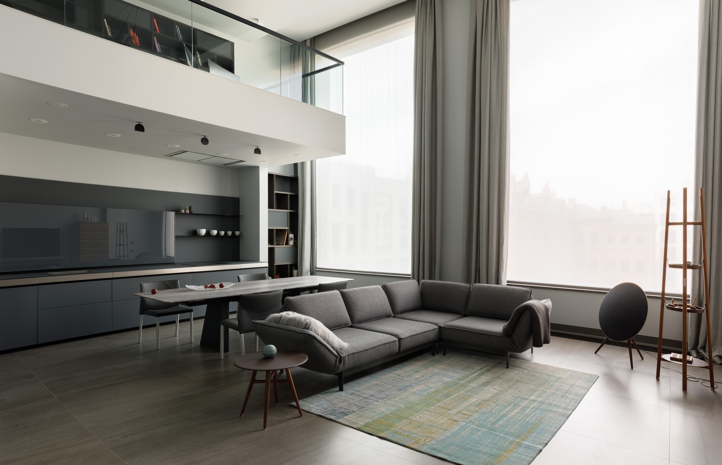 Зал Кухня Зона отдыха