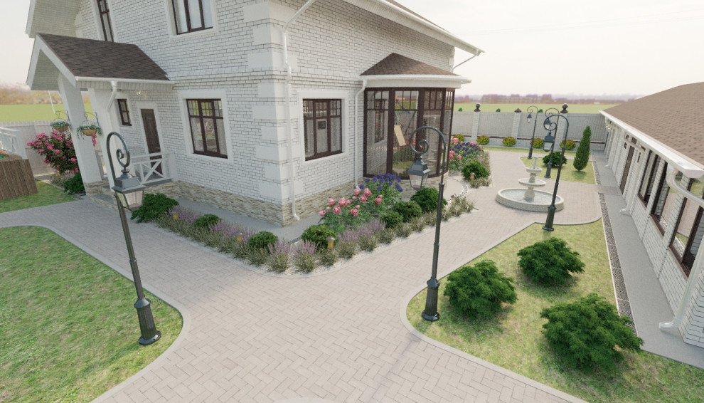 Ландшафт загородного дома